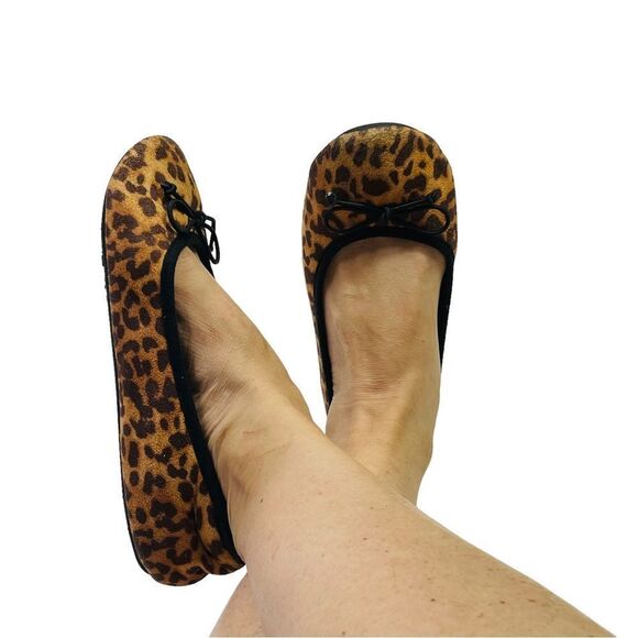 10/$25🦋 Shoedazzle Leopard Llysha Ballet Flats - Size 6 - Picture 6 of 16